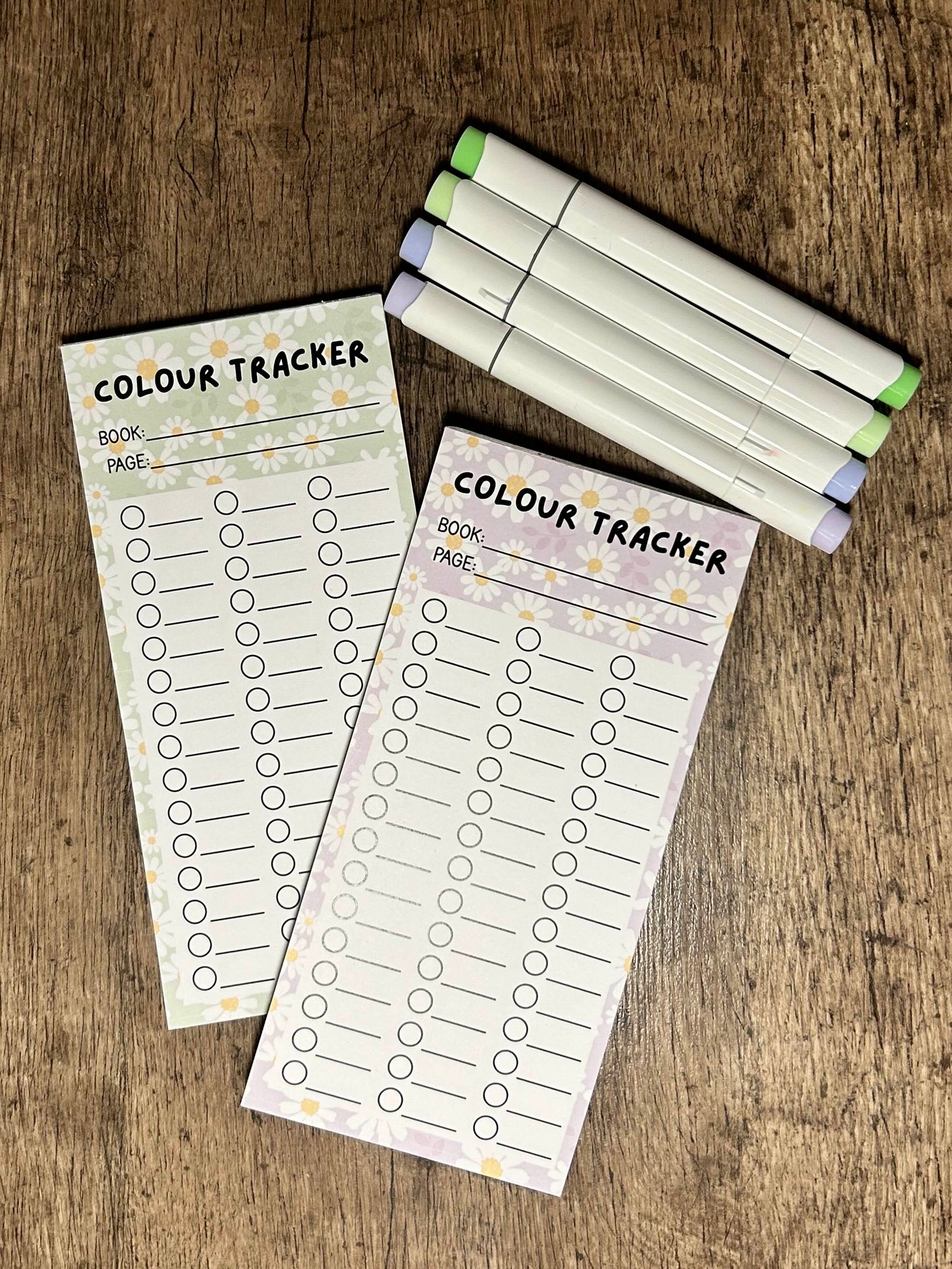 Colour Tracker Notepad