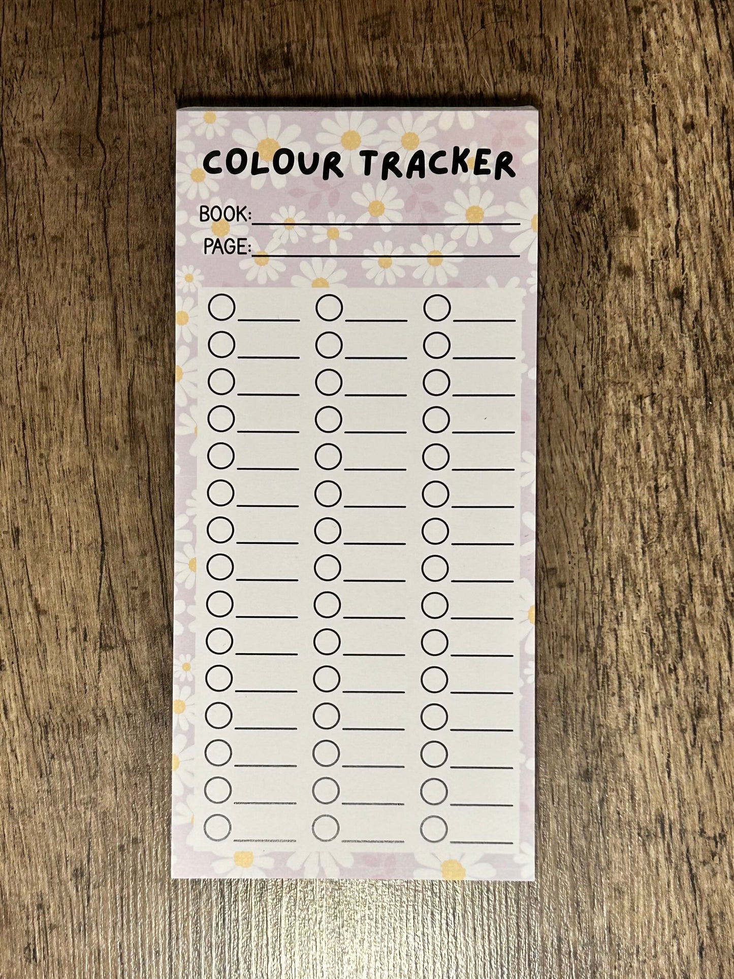 Colour Tracker Notepad