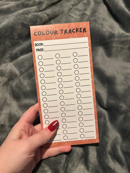 Festive Colour Tracker Notepad - DL