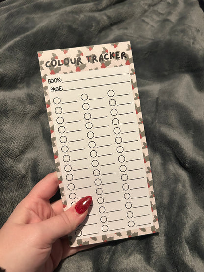 Festive Colour Tracker Notepad - DL