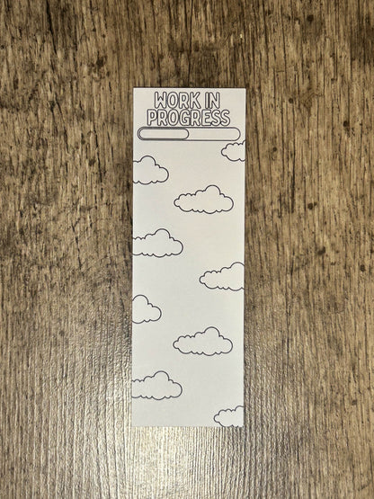 Colourable Bookmarks for Colouring Books
