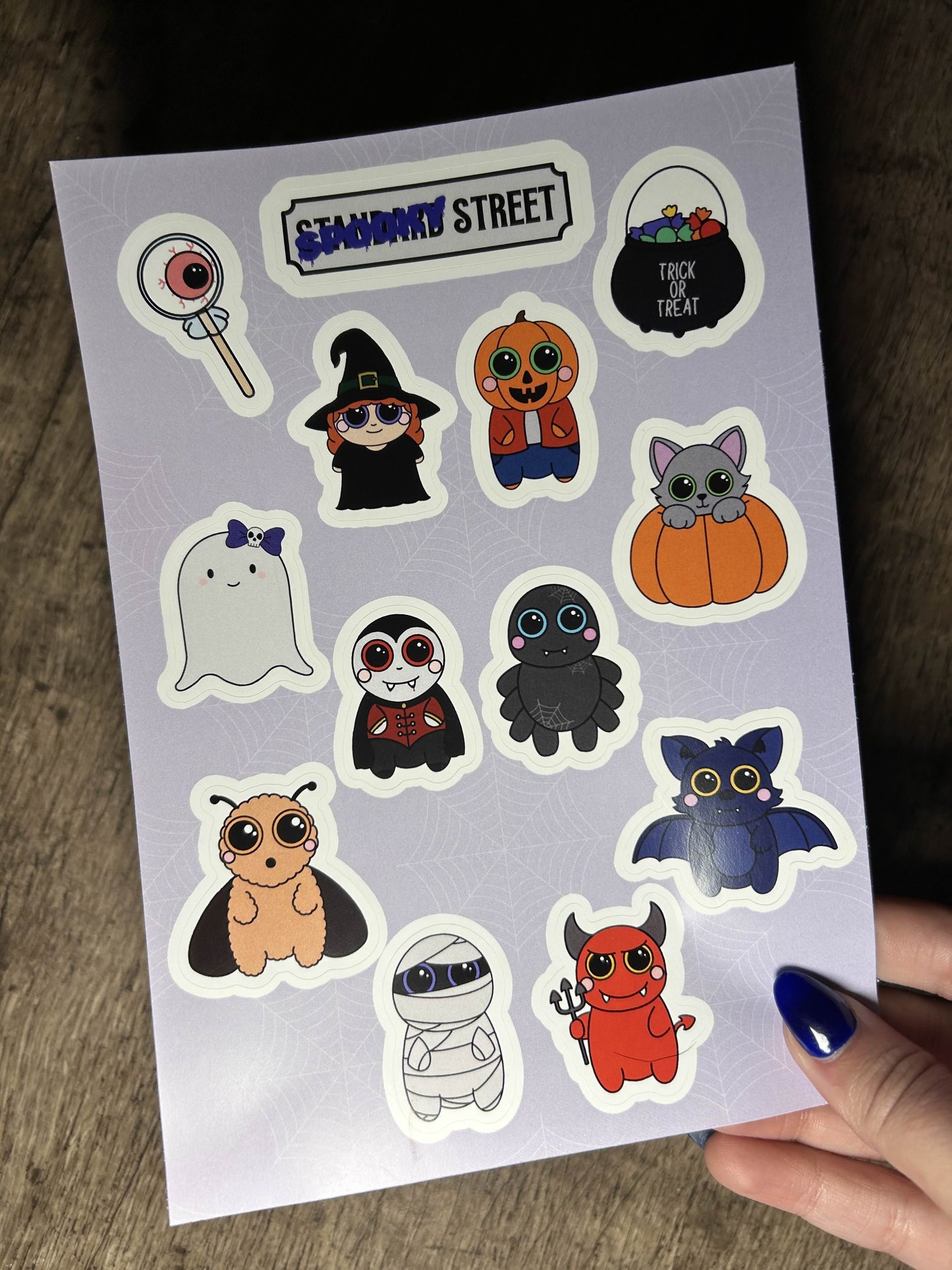 Spooky Street Sticker Sheet