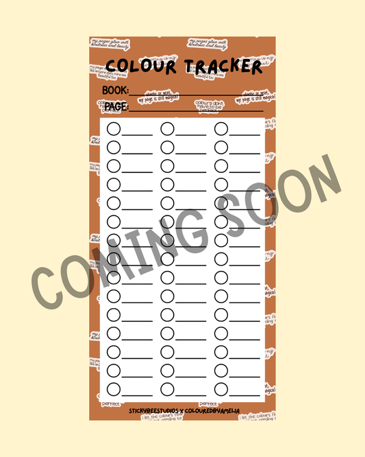 ColouredByAmelia Colour Tracker Collab
