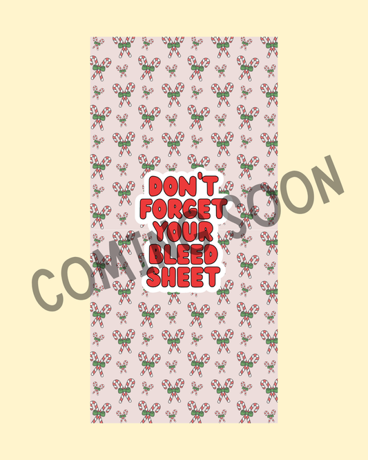 Festive Bleed Sheets For Colour Trackers