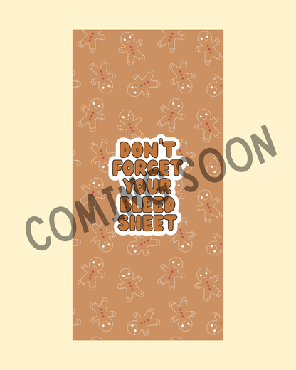 Festive Bleed Sheets For Colour Trackers