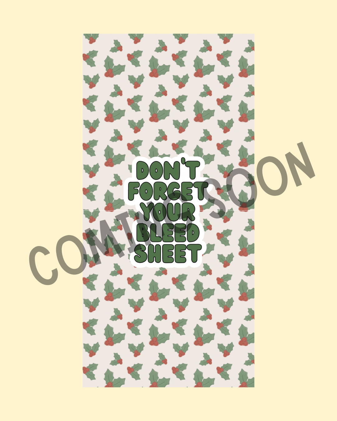 Festive Bleed Sheets For Colour Trackers