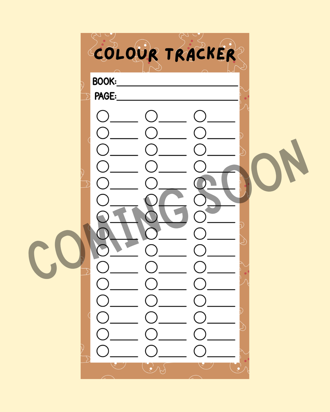 Festive Colour Tracker & Bleed Sheet Bundle